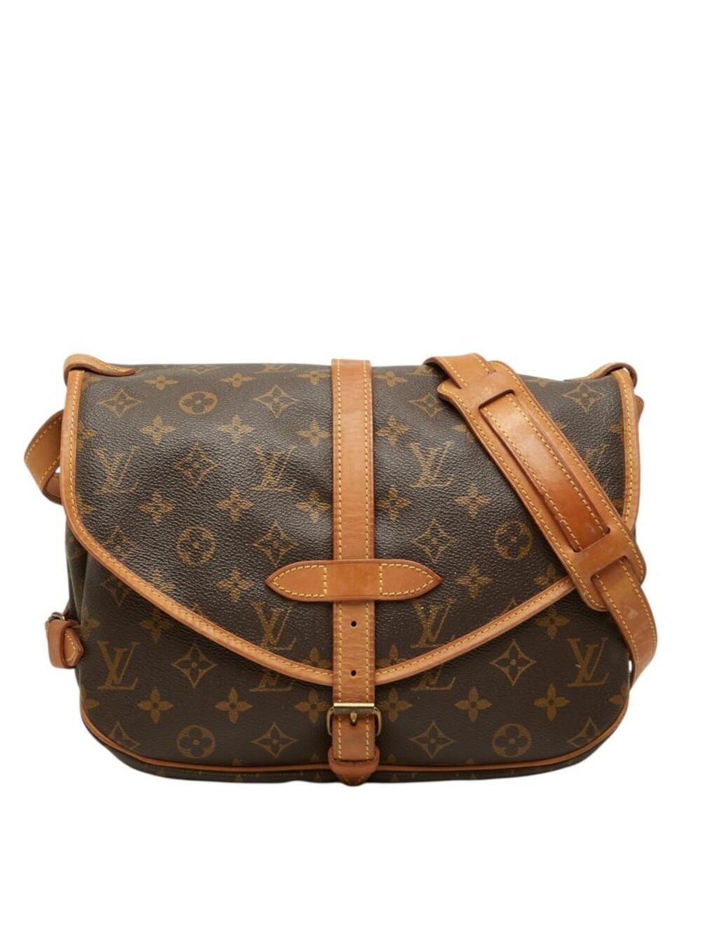 Louis Vuitton Saumur Handbag Canvas 30 #375404L75B